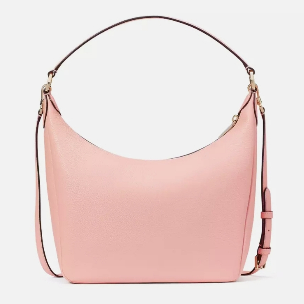 NWOT Kate Spade New York Leila Hobo Shoulder Bag Tea Rose Leather ** - Picture 6 of 9
